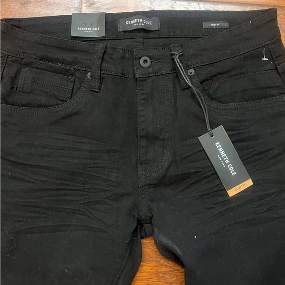 Kenneth Cole Men’s Slim Fit Black Jeans – Size 32x30 – NWT - Picture 2 of 4
